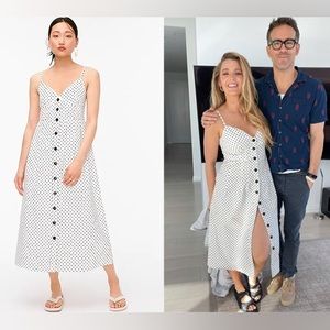 ASO Blake Lively - JCrew Button Front Dress NWT